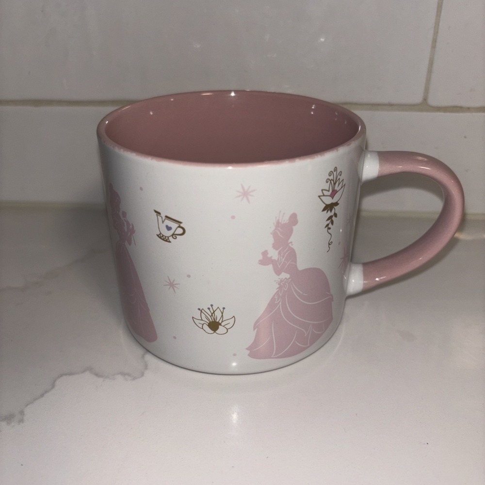 Zak Designs Disney Princesses Mug - Belle Jasmine Tiana Aurora
